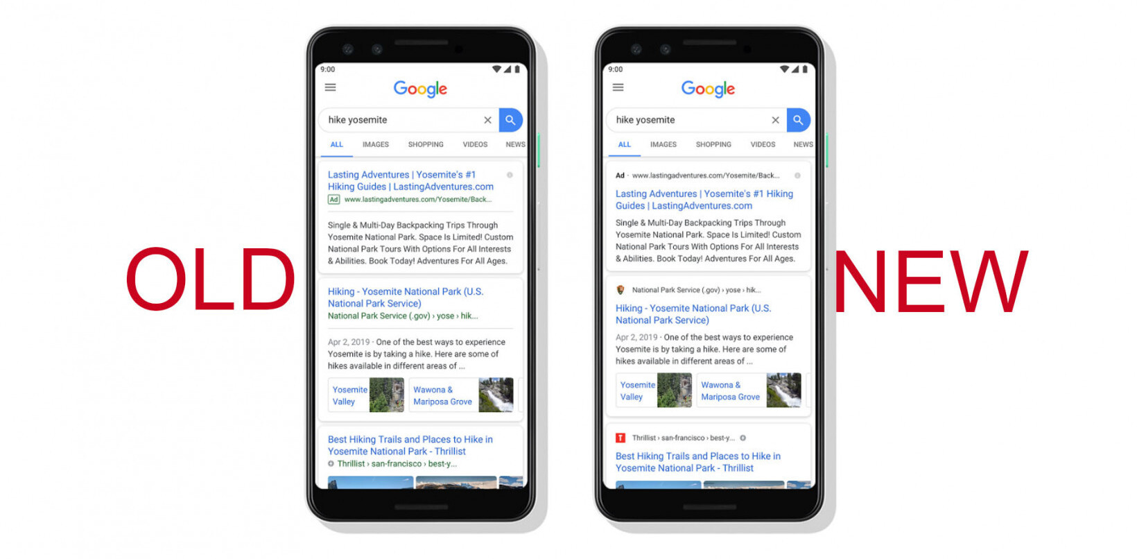Google Search has a new design — see if you can spot the difference