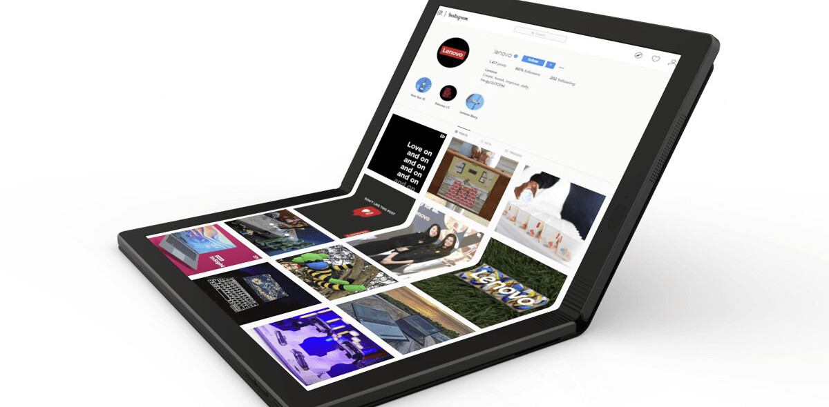 Lenovo unveils the world’s first ‘foldable PC’ and I’m actually kinda excited
