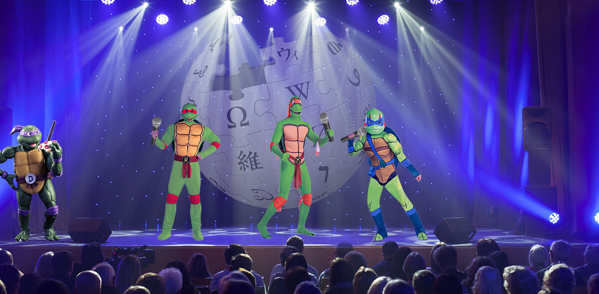 Wikipedia titles you can sing to the ‘Teenage Mutant Ninja Turtles’ theme song, tweeted