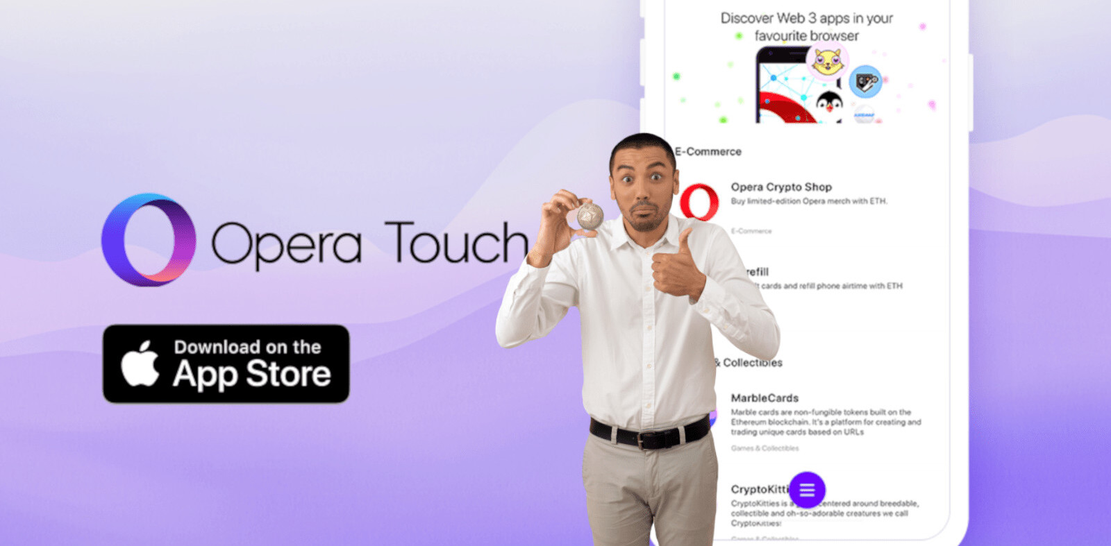 Opera officially launches its blockchain-ready browser for the iPhone