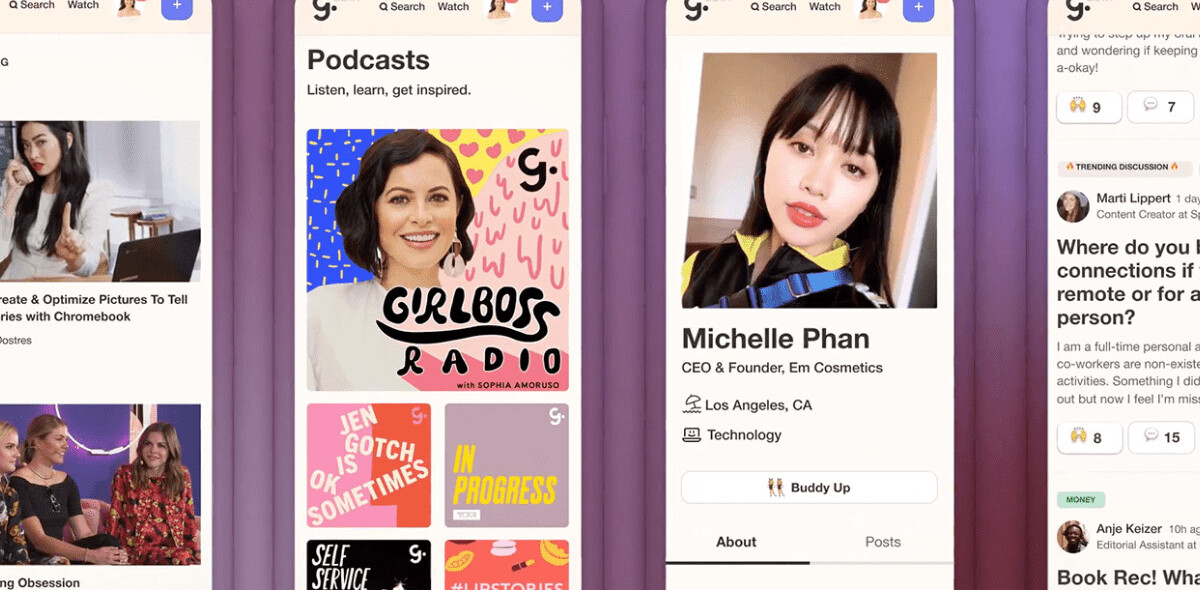 Girlboss launches its first-ever social network, a ‘LinkedIn’ for women