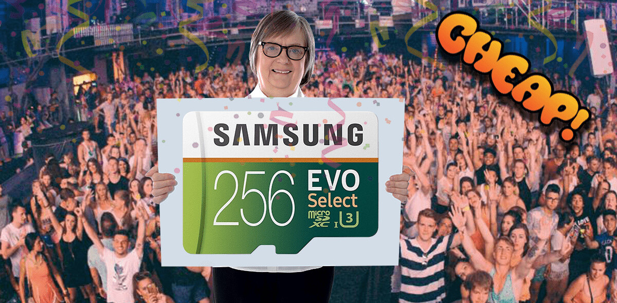 CHEAP: This Samsung 256GB microSD is only $37 — you know what to do