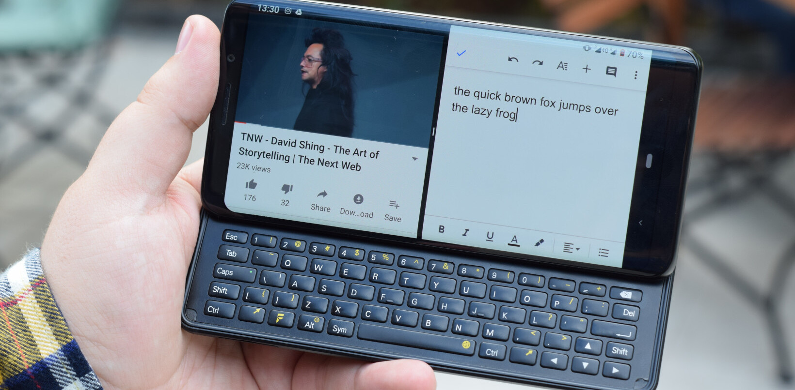 The F(x)tec Pro 1 proves there’s room for keyboard slider phones in 2019