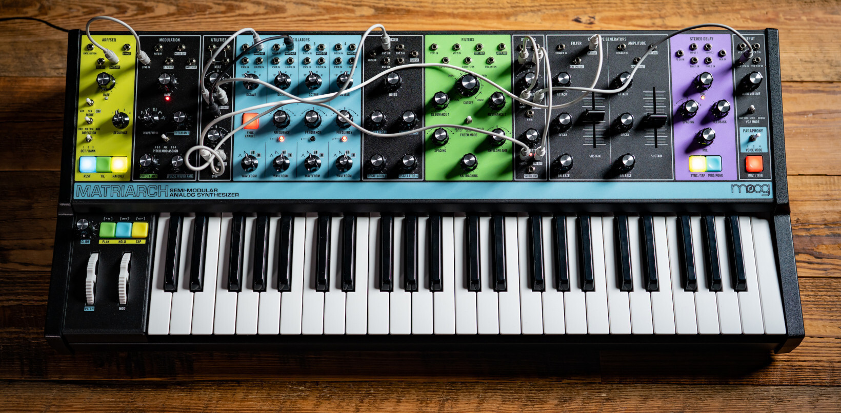 Moog’s retro Matriarch analog synth is now shipping