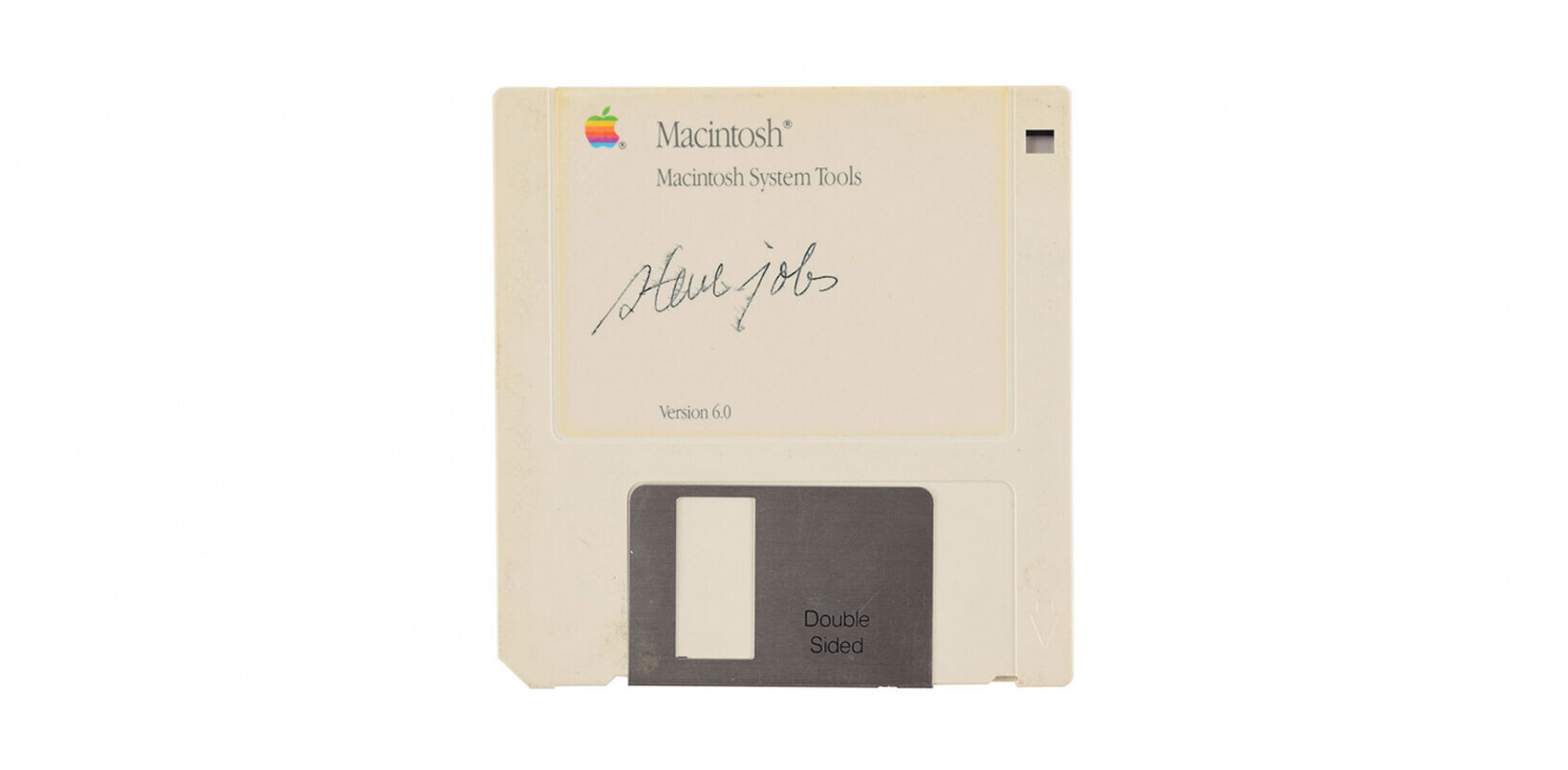 Floppy disk signed by Steve Jobs is up for auction and valued at $7,500