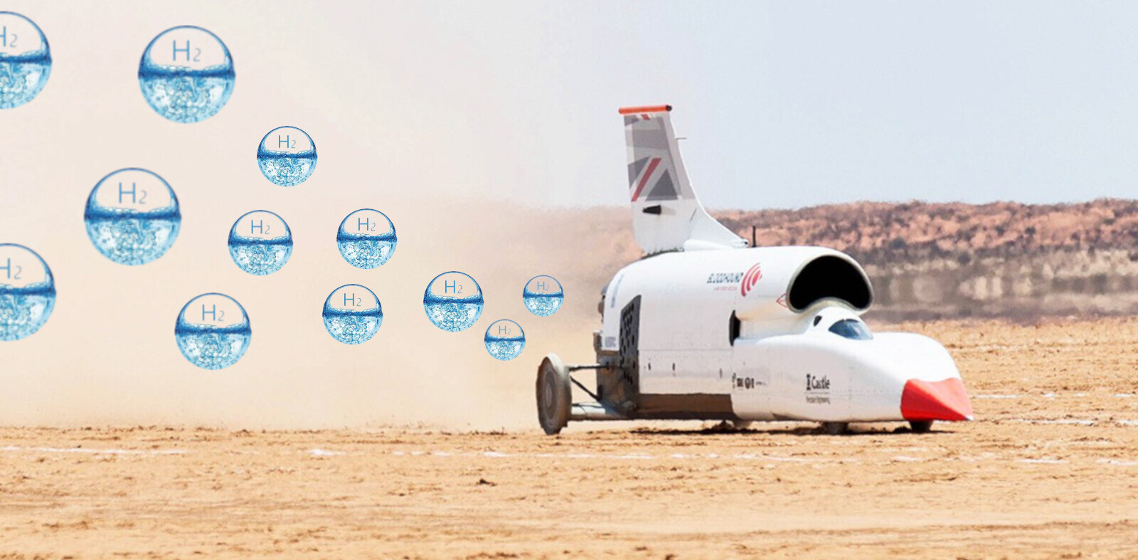 Engineers bet on hydrogen-fueled zero emission rocket to break land speed record