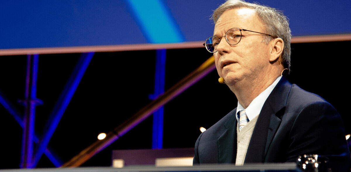Eric Schmidt says big tech needs government help to keep up with China