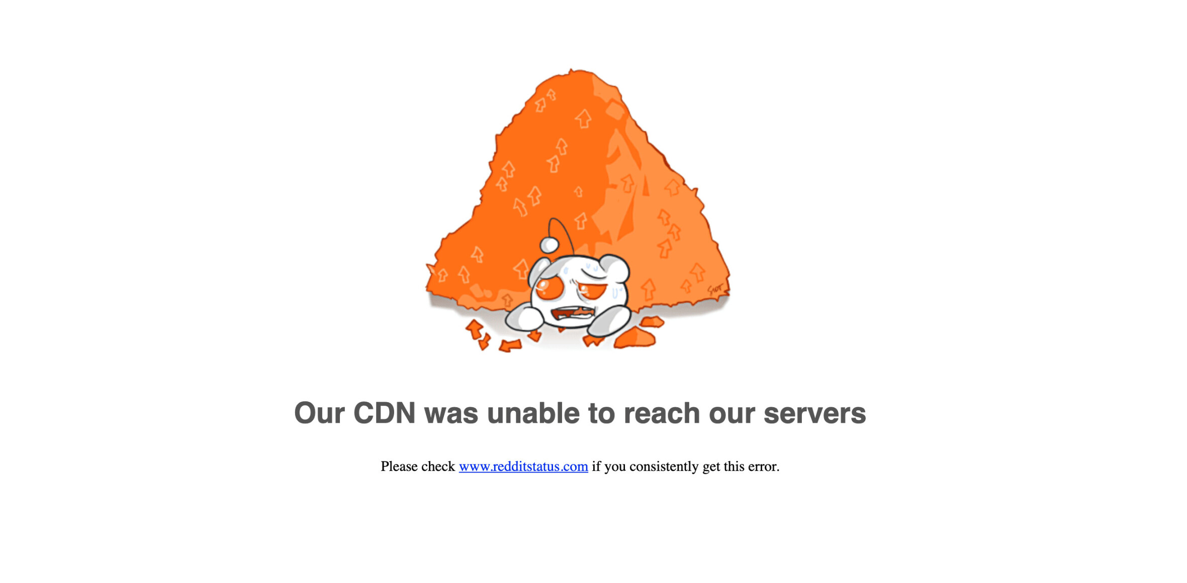 Reddit is down right now [Update: It’s coming back up]