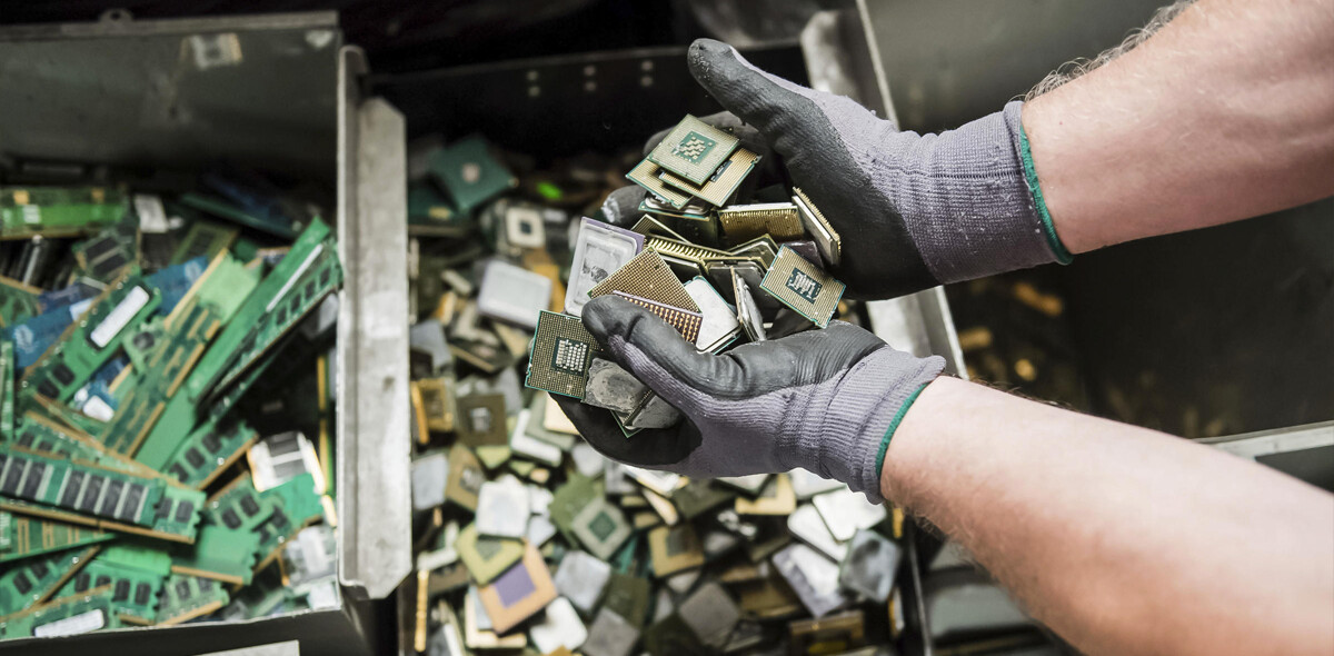 Scientists are working on new ways to recycle chemicals from electronic waste