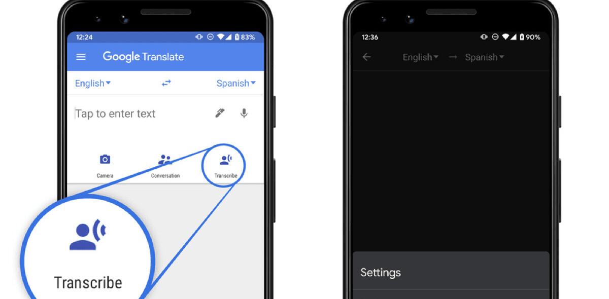 Google Translate launches real time transcription feature in eight languages