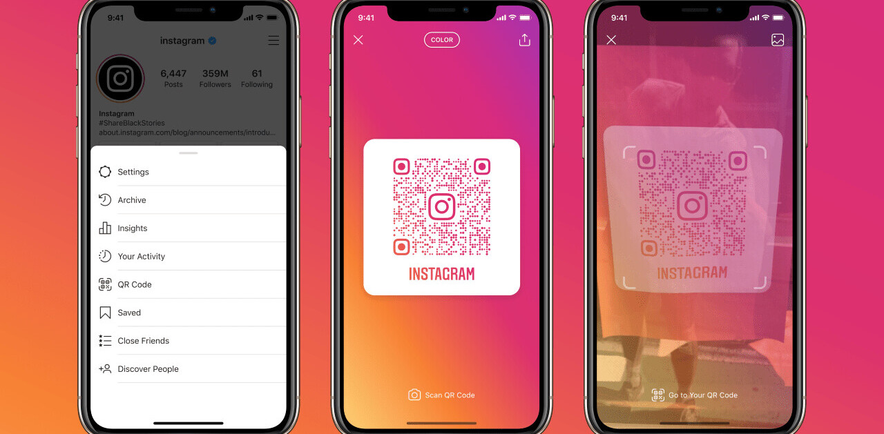 Instagram rolls out proper QR codes to let you follow accounts quickly