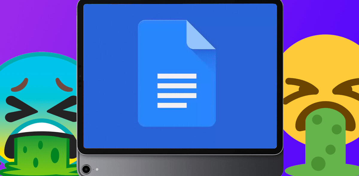 Hey Google, can you sort out the Docs iPad app please?