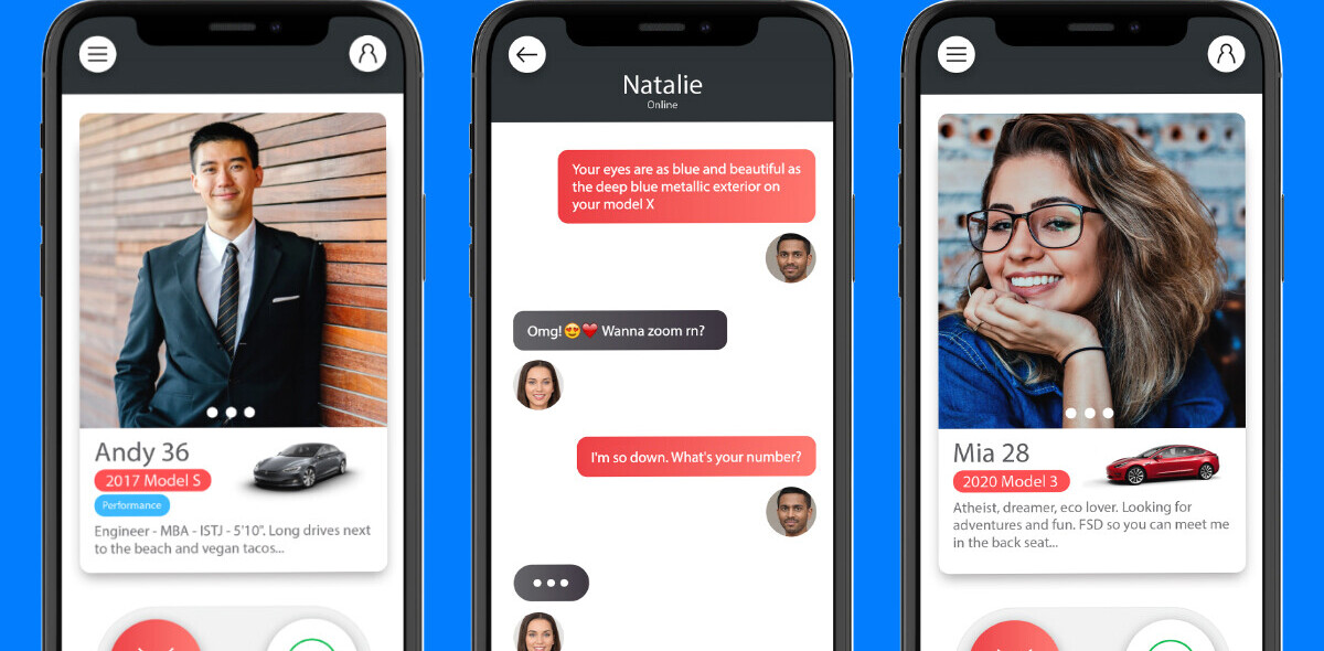 Finally, a dating app for Tesla owners and Elon Musk bootlickers⚡️