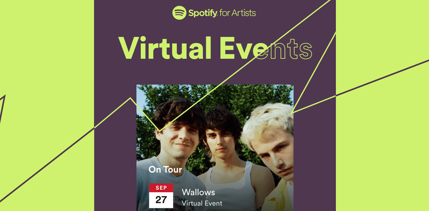 Spotify now lets artists list virtual tour dates on their pages