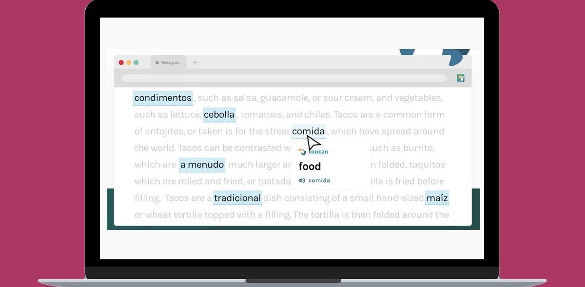 This browser extension helps you learn words in other languages while reading online