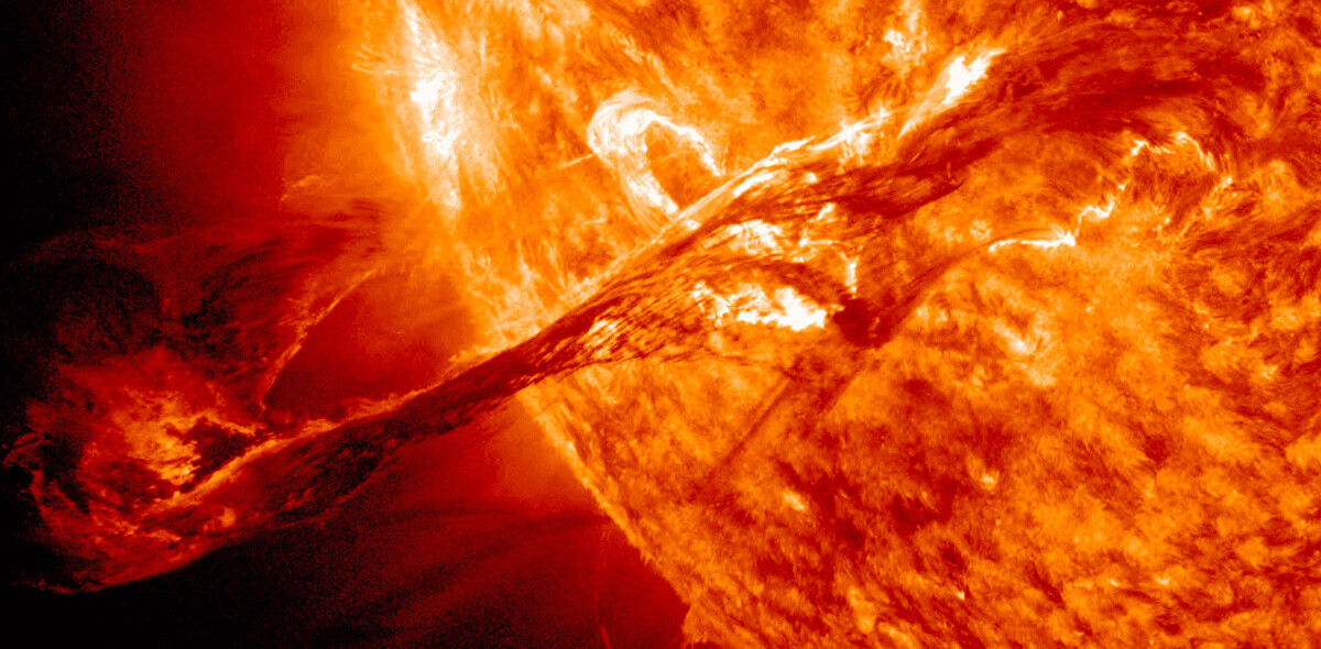 Close-up shots of the Sun reveal popcorn-like sunspots