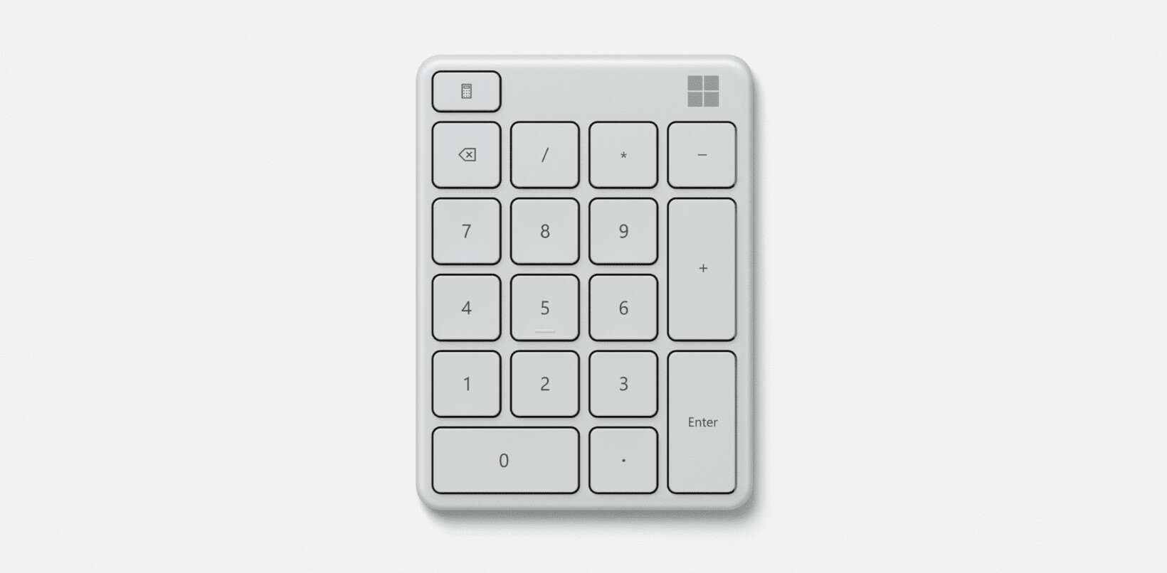 Microsoft made a $25 Bluetooth number pad for your Surface