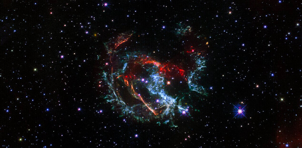 Hubble spots remains of a supernova humans saw explode 1700 years ago