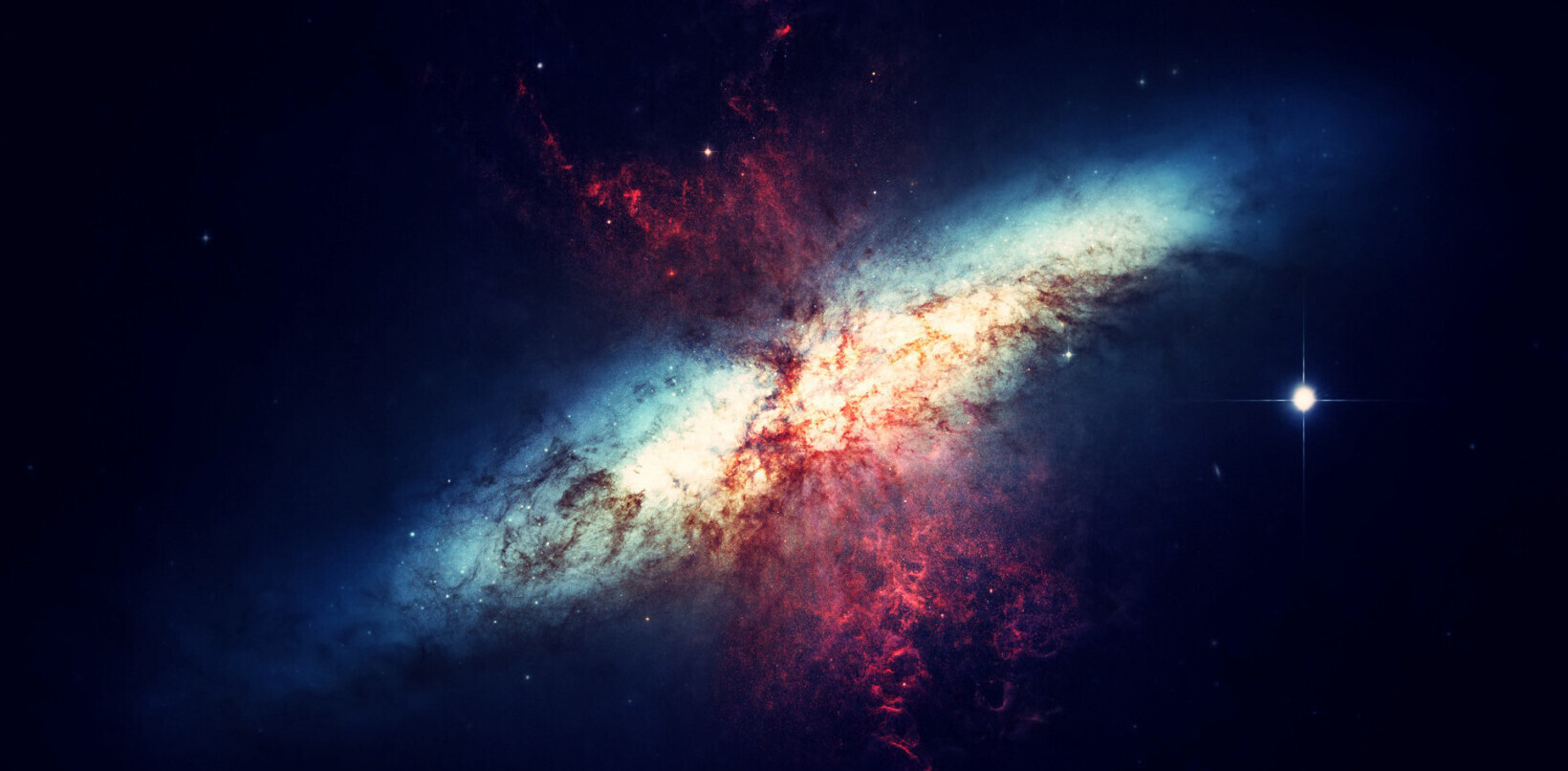Gas emitted by merging galaxies is stopping stars from forming