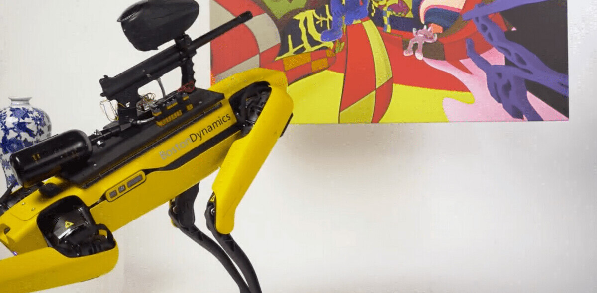 Boston Dynamics doesn’t want you to shoot paintballs from Spot the robot dog