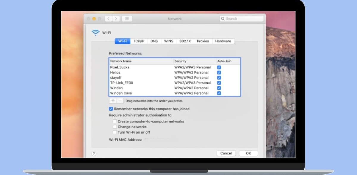 How to change priority of WiFi networks on your Mac