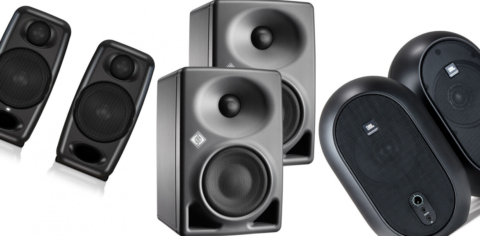 These 3 studio monitors are great speakers for a small desk