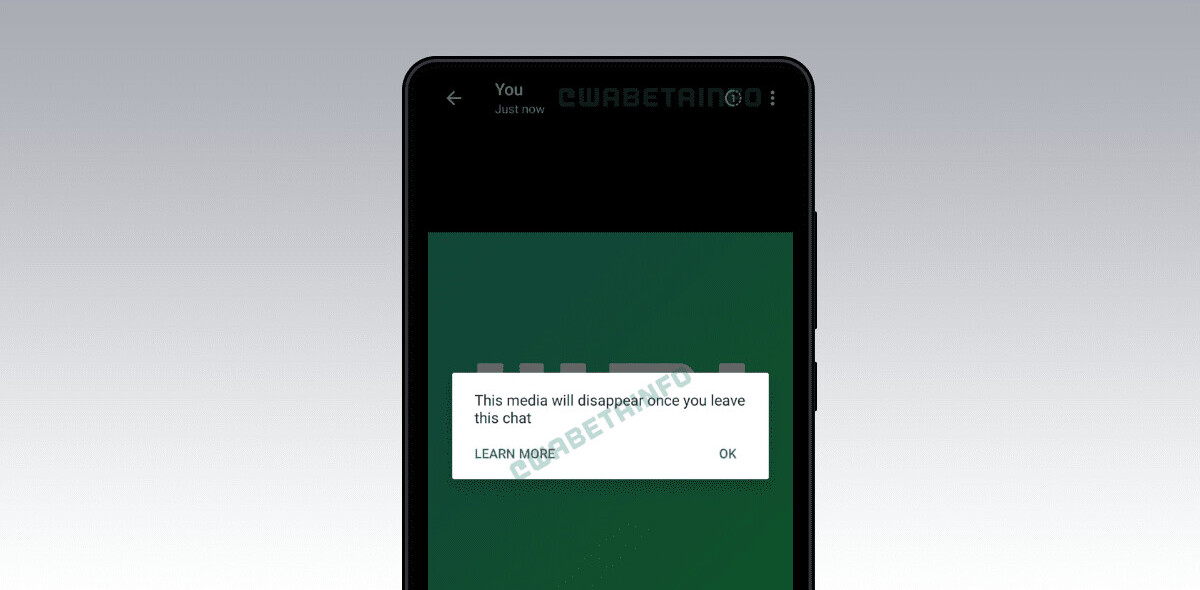 WhatsApp is reportedly working on ‘disappearing images’ — about fucking time