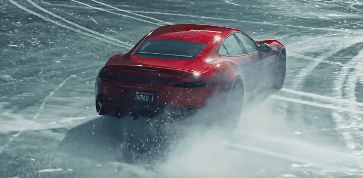 Watch this $1.2M supercar EV drift on ice like a ballerina