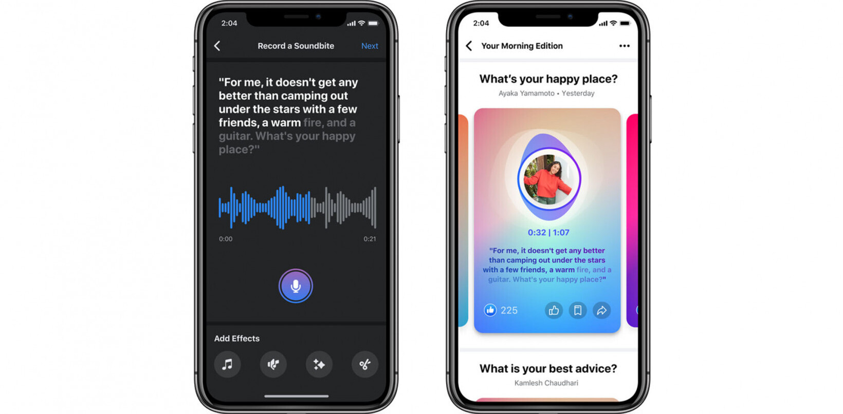 Facebook is about to put voice clips and podcasts in your News Feed