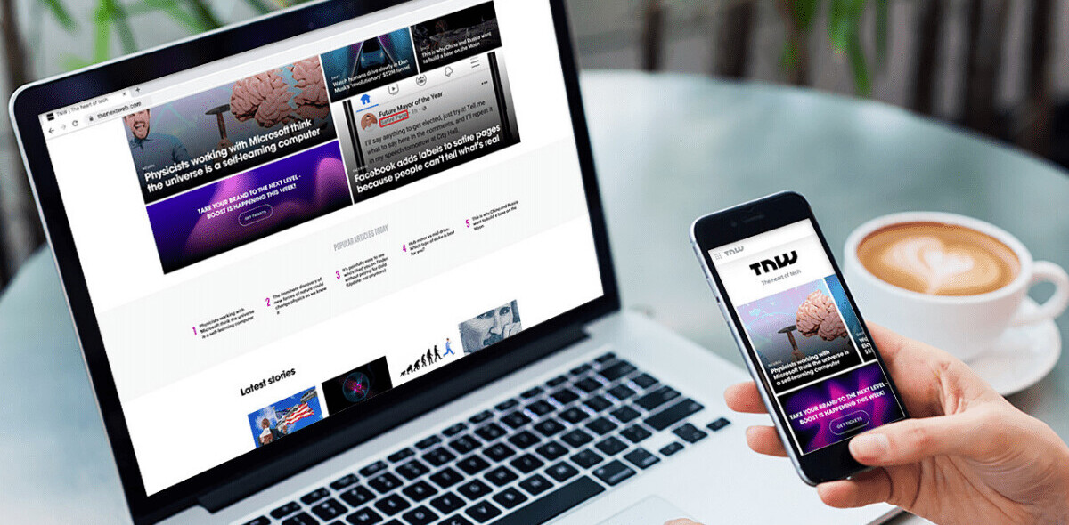 Welcome to TNW’s glorious new website: Faster, smarter, and even better-looking