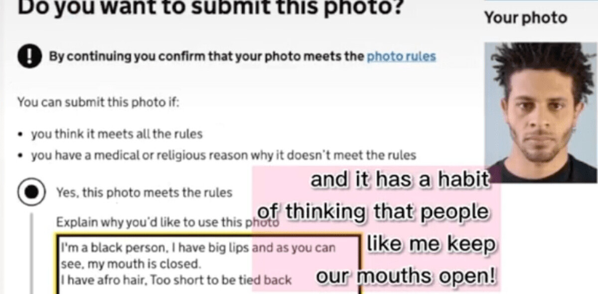 Black man says racially-biased AI system rejected his passport photo