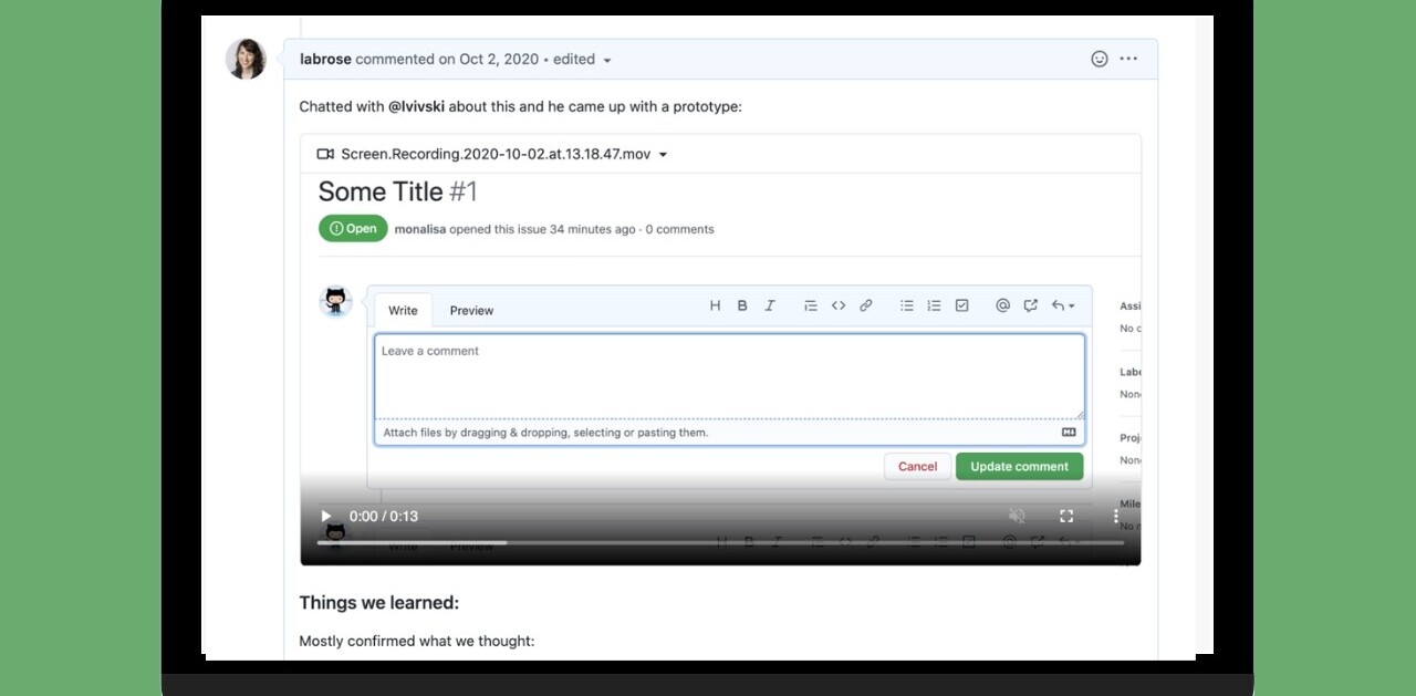 GitHub now lets developers upload videos to their repositories