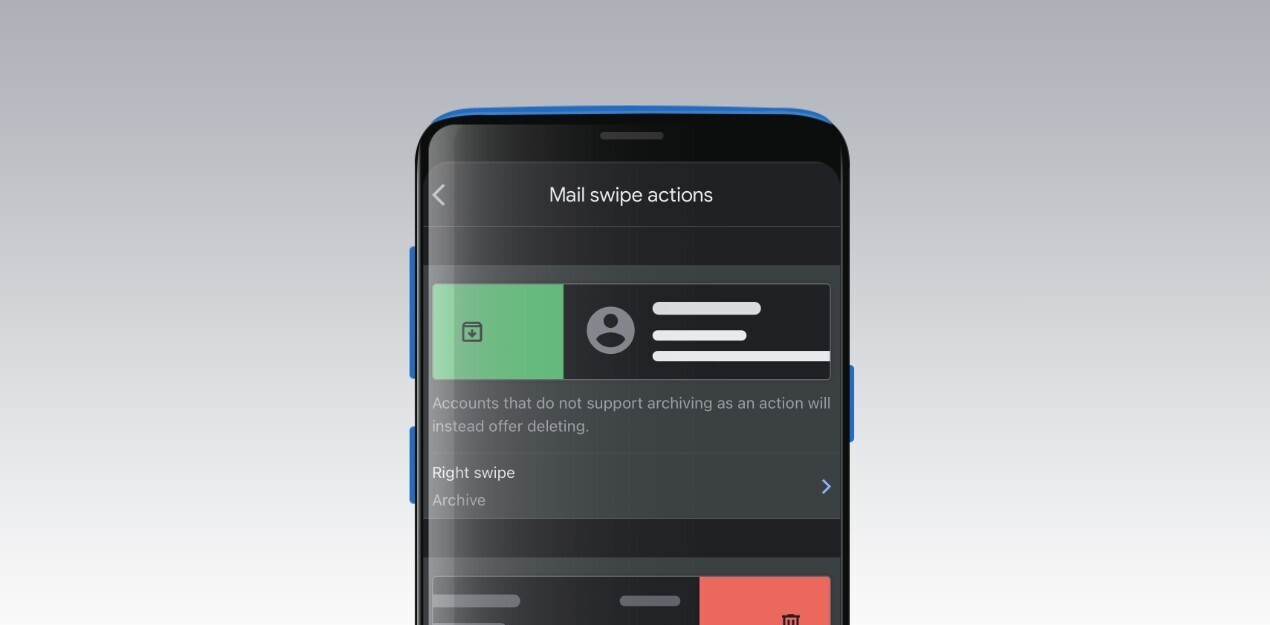 How to customize swipe gestures on the Gmail app