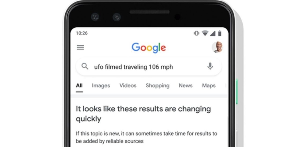 Google will now warn you if your search results are probably crap