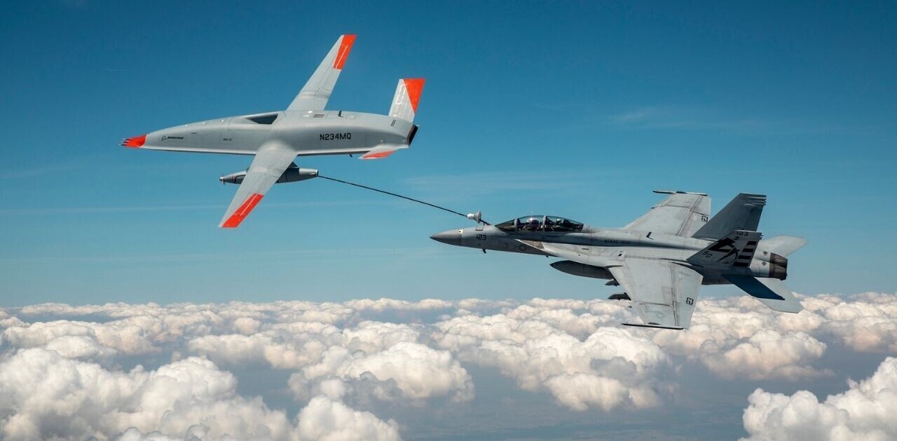 Watch a drone refuel another aircraft in mid-air for the first time