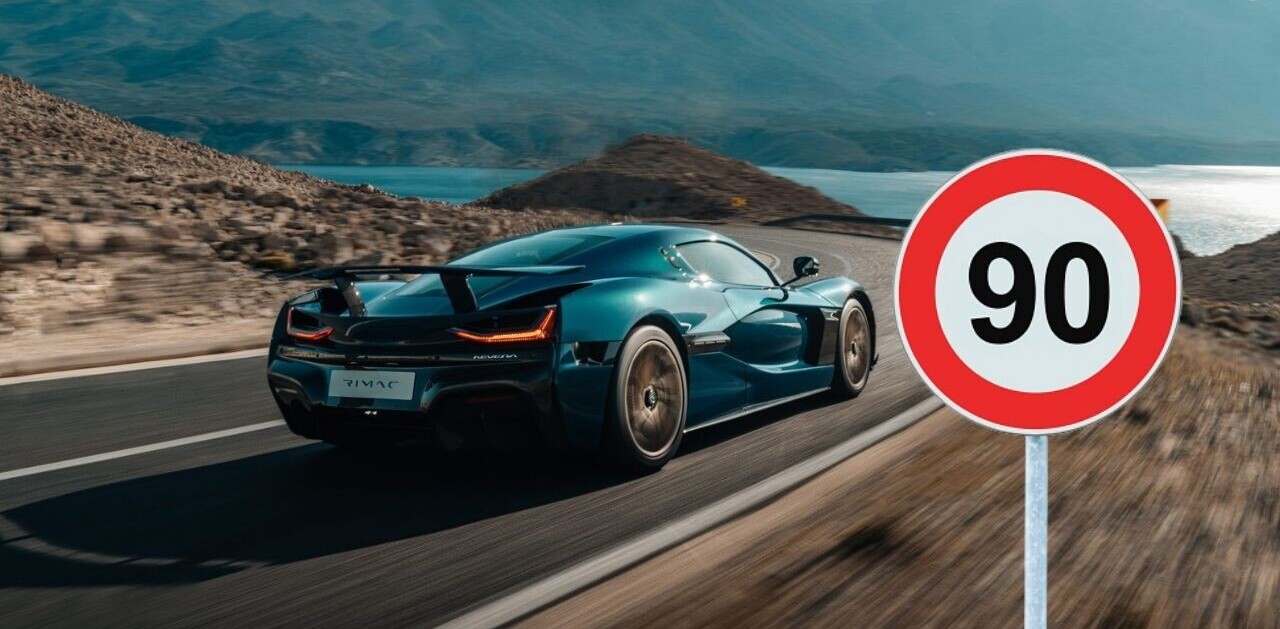 Rimac Nevera test driver succumbs to temptation, hits illegal 232kph on public road