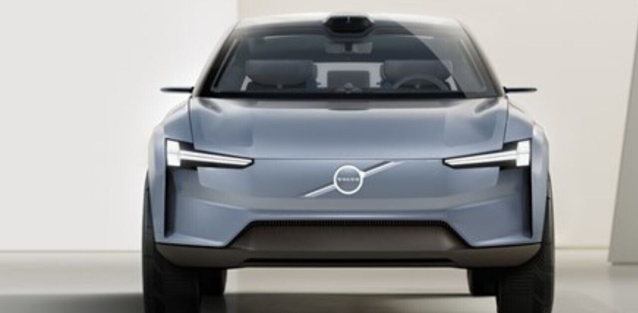 Volvo’s sleek concept car teases its new EV design language