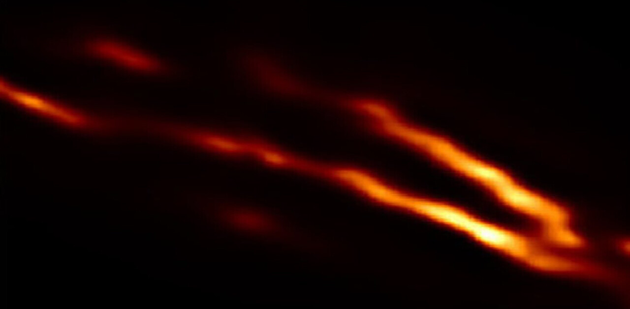 Here’s a badass picture of plasma jets shooting out of a supermassive black hole