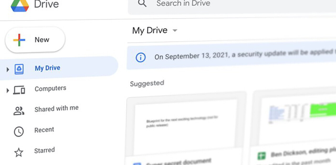 Google Drive gets a security update in September —  here’s what it means for you
