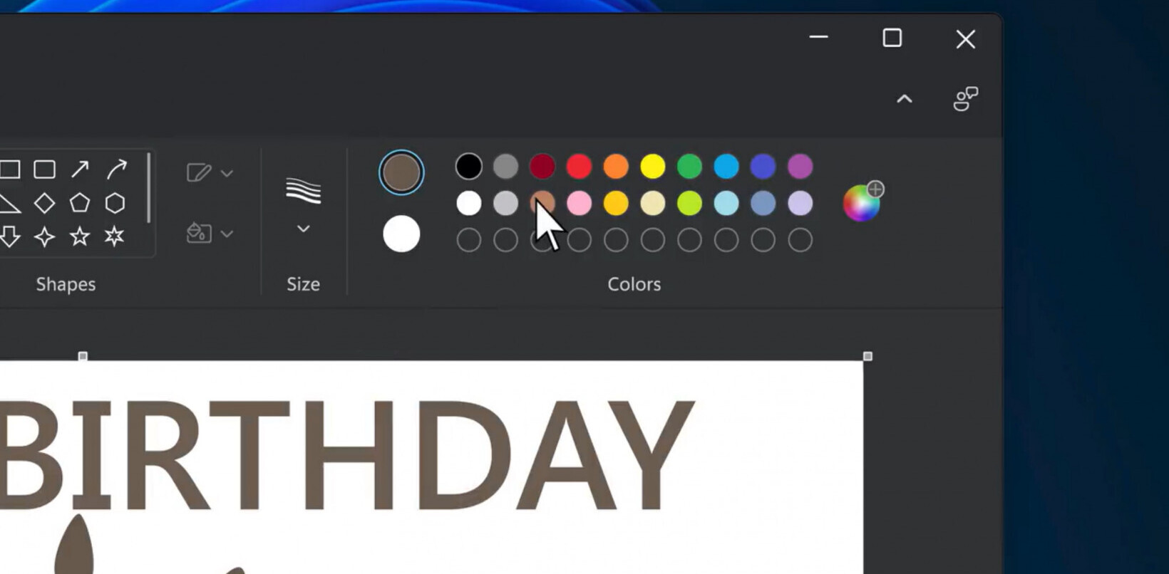 Paint looks different in Windows 11, but not enough to make fans mad