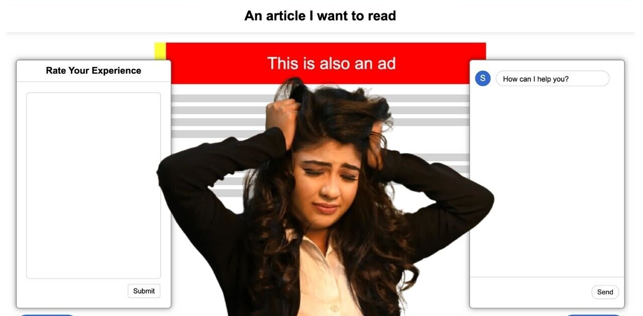 This site perfectly encapsulates the horrors of today’s internet