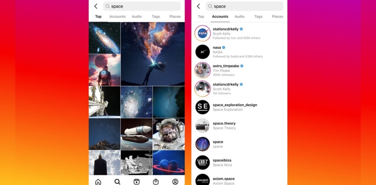 Instagram will finally show content when you search for stuff — like it should