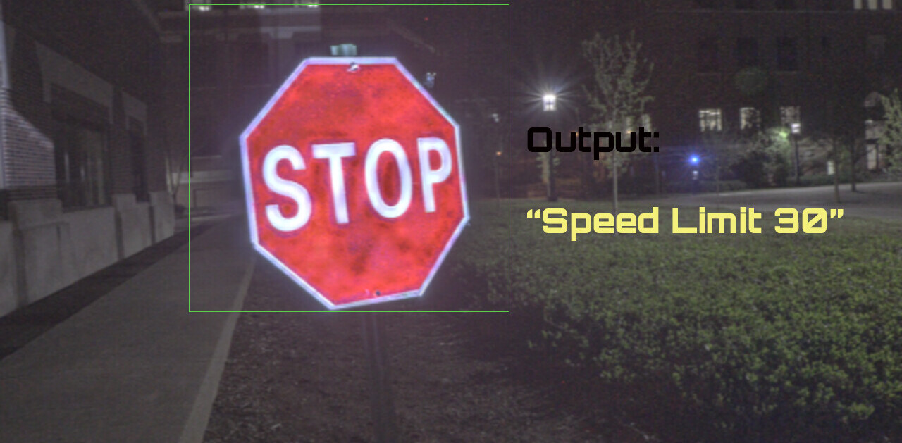 Researchers fooled AI into ignoring stop signs using a cheap projector