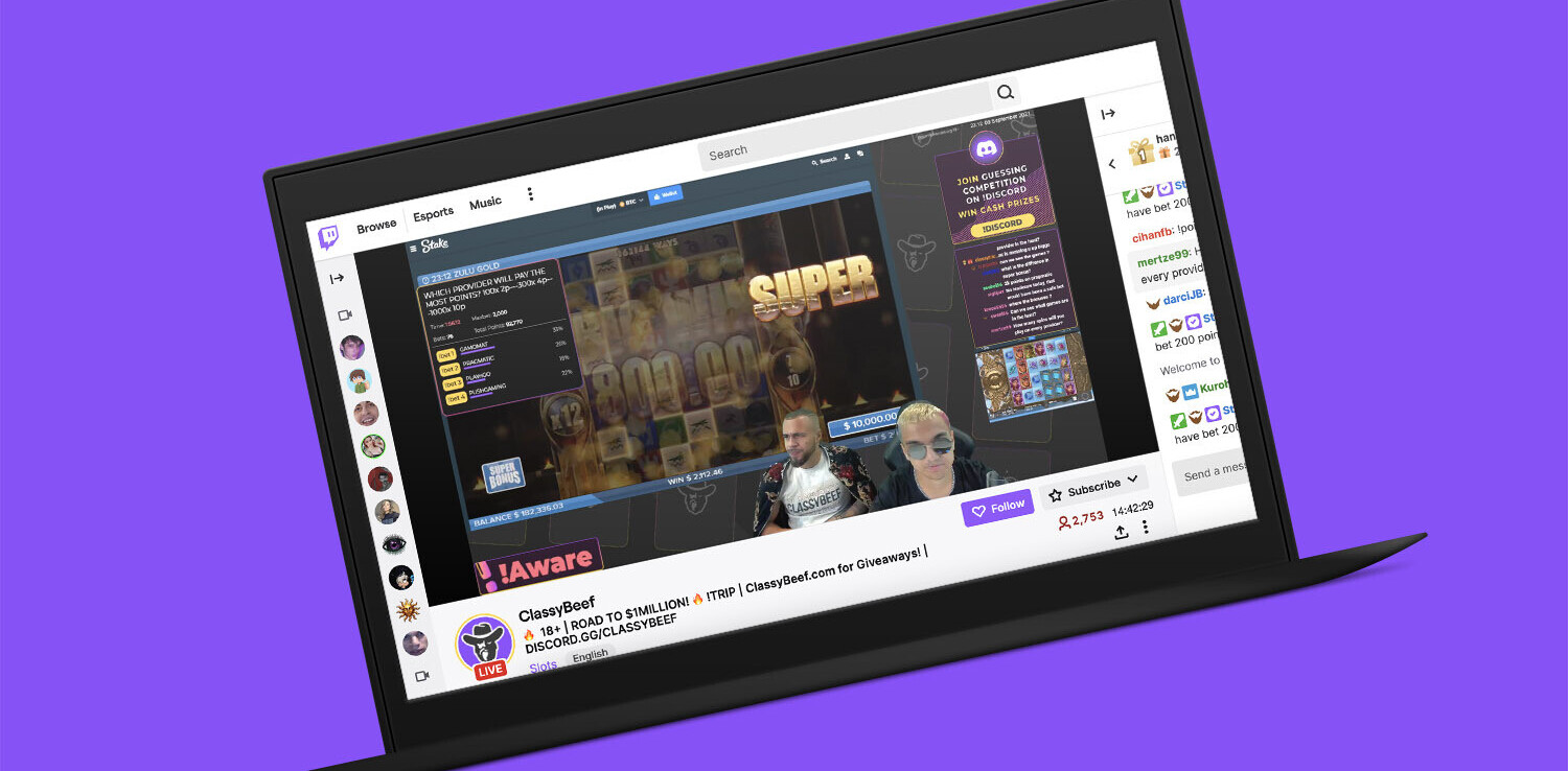Gambling streams on Twitch are full of legal and ethical issues