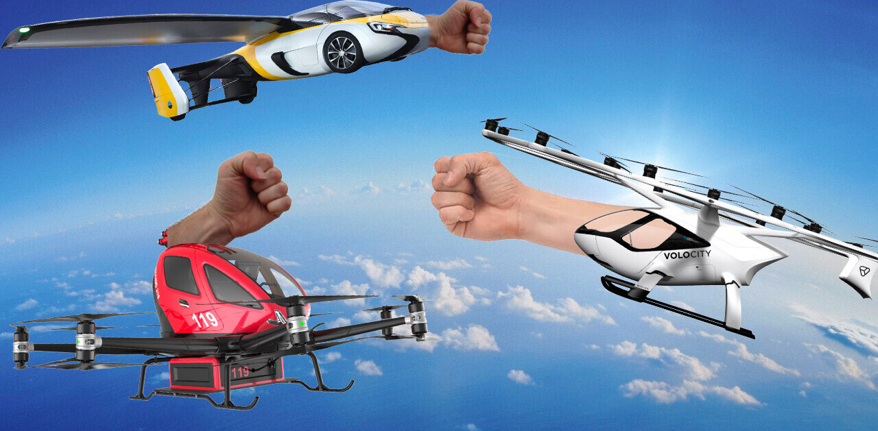 Flying cars, air taxis, and passenger drones fight for the skies