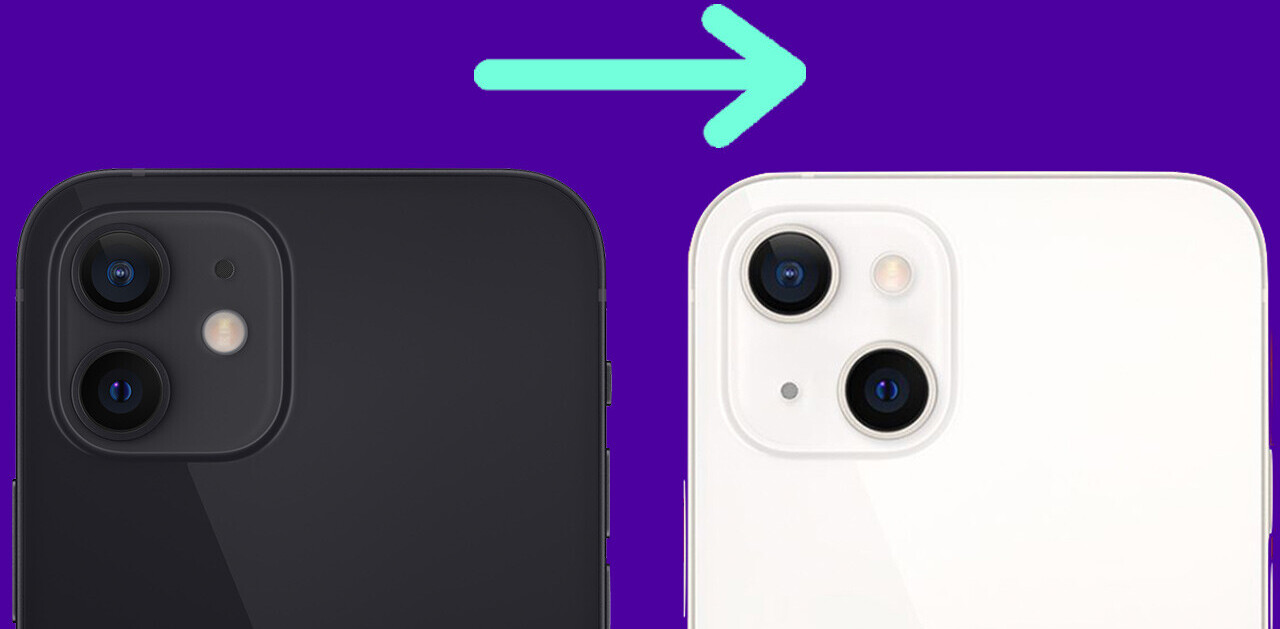 Why did Apple change the camera position on the iPhone 13?
