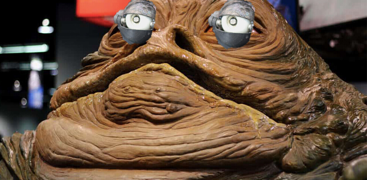 Jabba the Hutt inspires human-style eyes for robots