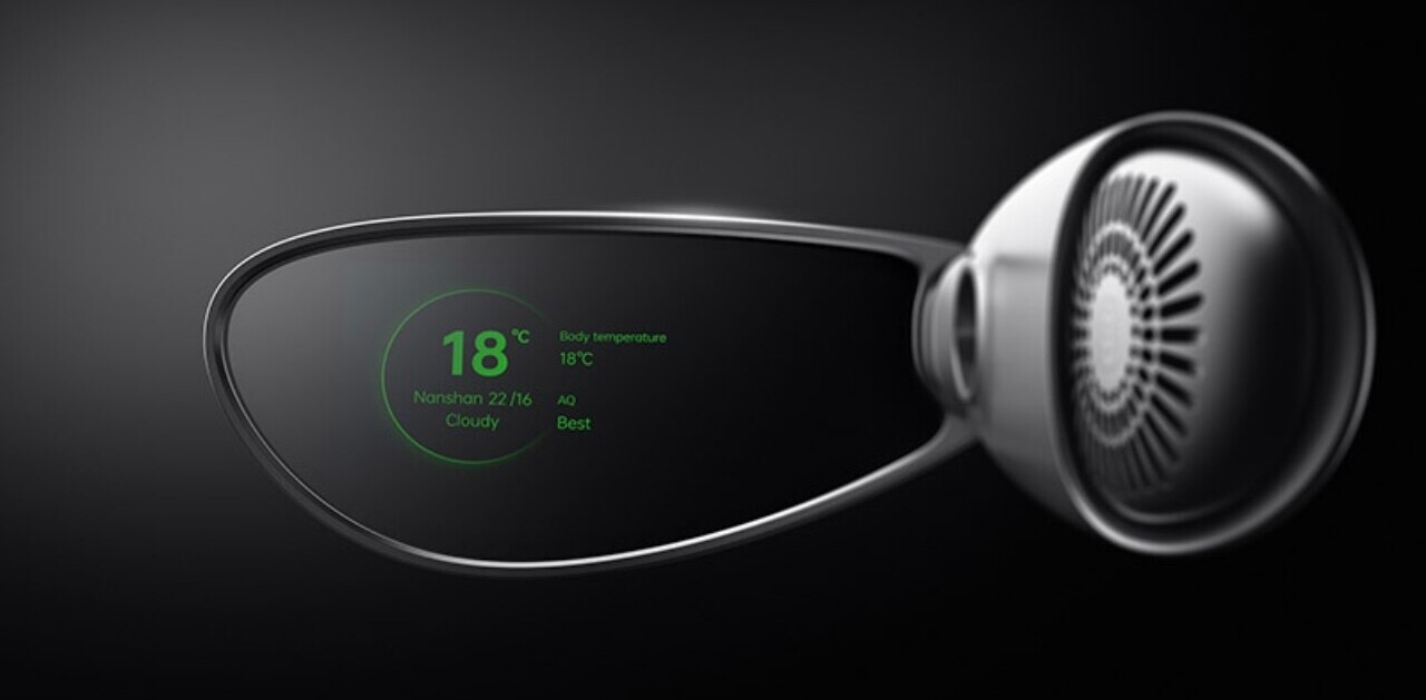Oppo’s monocle-style Air Glass wearable looks fit for a Bond villain