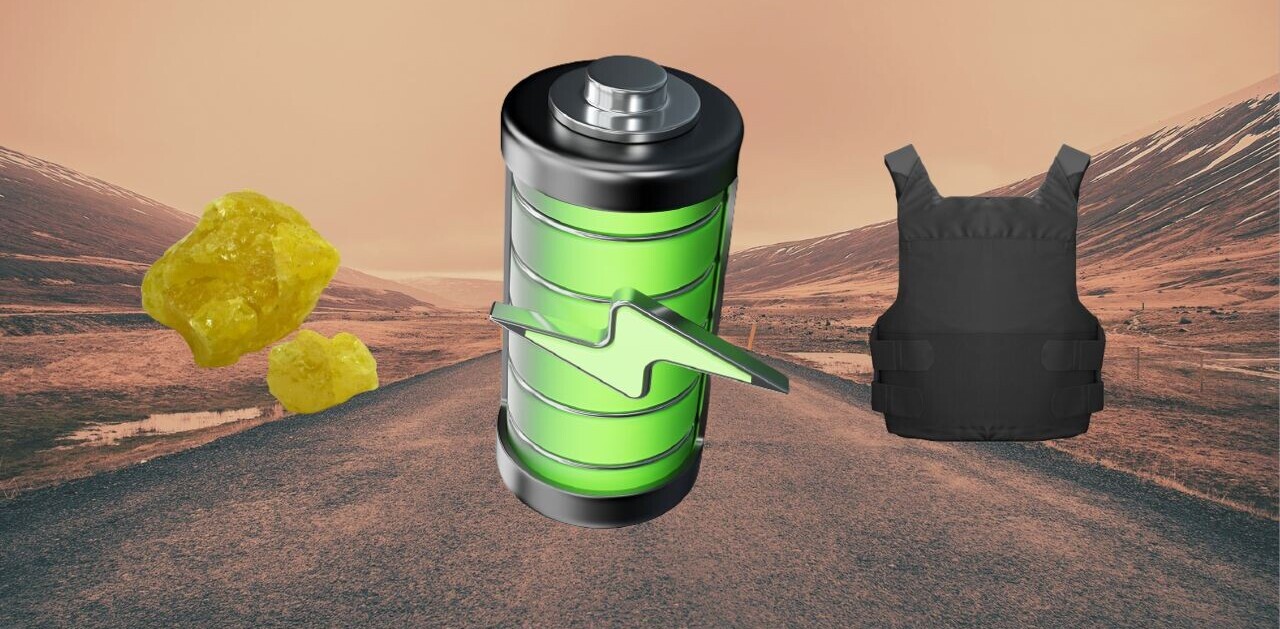 Bulletproof vest material helps this lithium-sulfur battery quintuple EV range