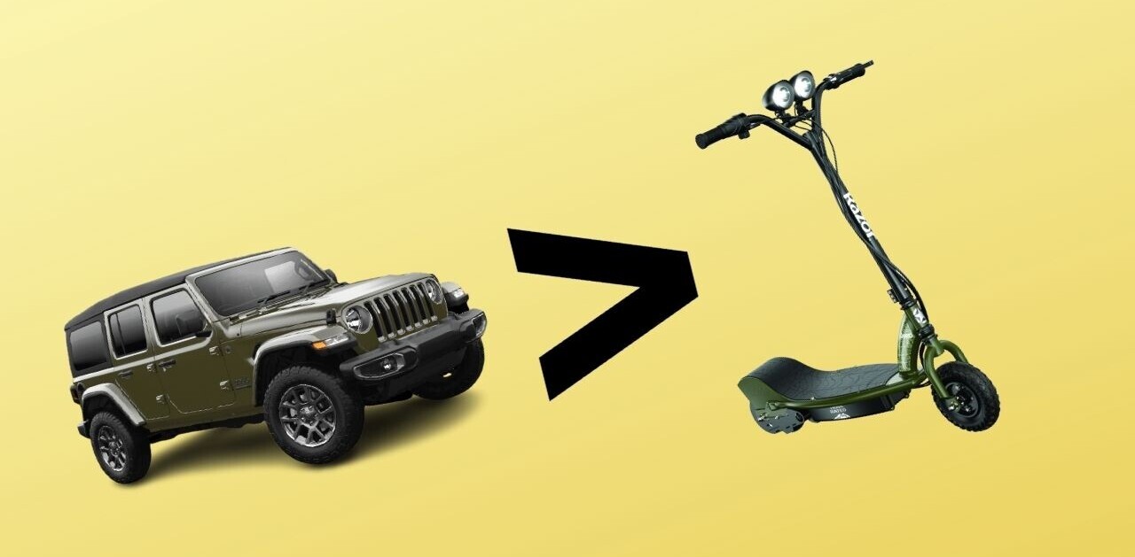 Jeep’s making an escooter, but color me underwhelmed